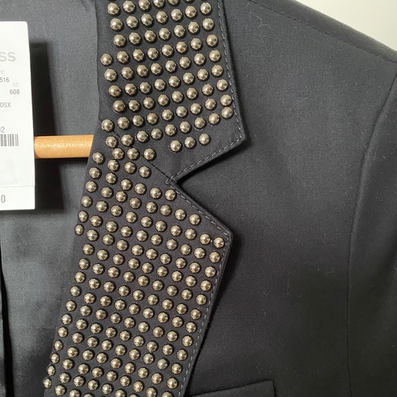 Express black blazer with gunmetal embellishments - Picture 10 of 12